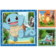 Ravensburger - Pokemon - Charmander Bulbasaur en Squirtle - 3x49 Stukken - Puzzels