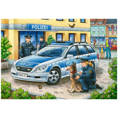 Ravensburger - Politie en Brandweer - 2x12 Stukken - Puzzels