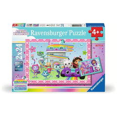 Ravensburger - Puzzel 2x24 Stukken Gabby's Dollhouse - Puzzels