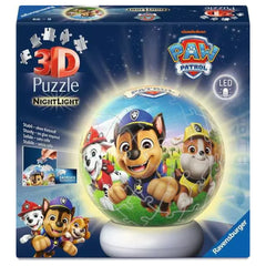 Ravensburger - Puzzels - PAW Patrol 3D Puzzelbal Nachtlamp - 6-99 Jaar
