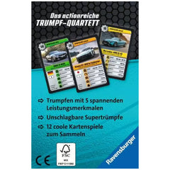 Ravensburger - Super Trump Sports Cars - Board Game - German Edition