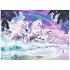 Ravensburger - Eenhoorns Op Het Strand - 150 Stukjes - Puzzels