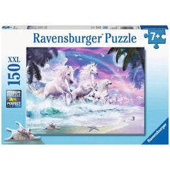 Ravensburger - Eenhoorns Op Het Strand - 150 Stukjes - Puzzels