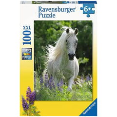 Ravensburger - White Horse - 100 Pieces - Puzzles