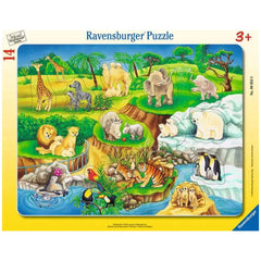 Ravensburger - Dierentuin Bezoek - 14 Stukken - Puzzels