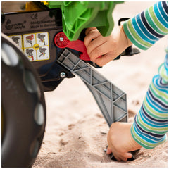 Rolly Toys - Rollybackhoe John Deere Functional Excavator Accessory With Stop - Riding Toys