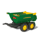 Rolly Toys - Rollyhalfpipe John Deere Trailer - Rijdend Speelgoed