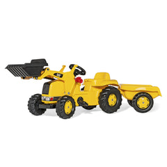 Rolly Toys - Rollykid Cat Tractor met Trailer Rijdend Speelgoed