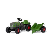 Rolly Toys - Rollykid Fendt 516 Vario Tractor met Aanhangwagen Rijdend Speelgoed