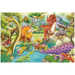 SCHMIDT SPIELE - Dinosaur Fun 3x24 Stuks Kinderpuzzels - Puzzels