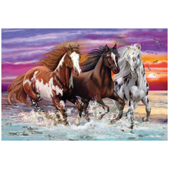 SCHMIDT SPIELE - Trio van Wilde Paarden 200 Stuks Kinderpuzzels - Puzzels