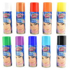 SOLCHIM - Make-up - Party Fun Haarkleur Spray - Zwart - 14+ Jaar - Wasbaar