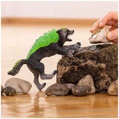 Schleich - Eldrador Creatures - Granieten Wolf - Actie- en Speelgoedfiguren - 70153