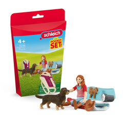 Schleich - Pocket Set Escursione met Honden - Speelsets