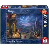 Schmidt Spiele - Disney, Beauty and the Beast, Dance in the Moonlight 1000 Pcs - Puzzles