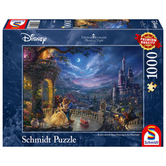 Schmidt Spiele - Disney, Beauty and the Beast, Dance in the Moonlight 1000 Pcs - Puzzles