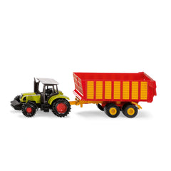 Siku - Claas tractor met silage aanhanger - Speelvoertuigen
