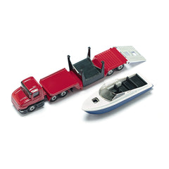 Siku - Low loader with boat - Play Vehicles