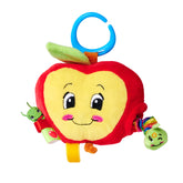 Simba - ABC Activiteiten Appel met Rups Knuffel - Baby Activiteit Speelgoed