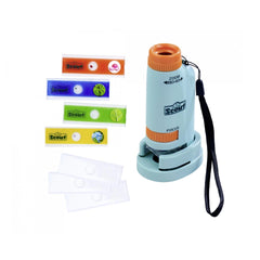 Simba - Kampeeraccessoires - Scout Pocket Microscoop - 60x-180x vergroting - 5 Jaar
