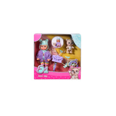 Simba - Evi LOVE Pop met Fiets - Poppen Speelsets & Speelgoedfiguren