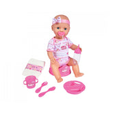 Simba - New Born Baby Pop, Roze Accessoires - Poppen, Speelsets & Speelgoedfiguren