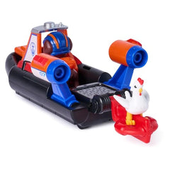 PAW Patrol Search & Rescue – Zuma en hovercraft met terugtrekmotor