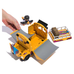 Spin Master - Tech Deck Sk8 Crew - Ultra Sk8 Bus 2-in-1 Transformable Skatepark Playset