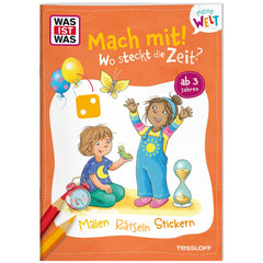 TESSLOFF - WAS IST WAS Mijn Wereld Doe Mee Waar Zit de Tijd - Educatief Speelgoed - Nederlandse Editie