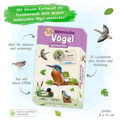 TROTSCH - Leerkaarten Inheemse Vogels Boeken - Duitse Editie