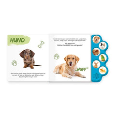 TRÖTSCH - Geluidsboek Mijn Eerste Geluidsboek Huisdieren - Educatief Speelgoed