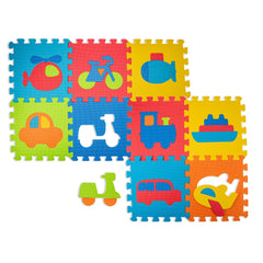 Teorema - Speelmatten en babygyms - Voertuig Puzzel Speelmat - Niet-toxisch - 0M+