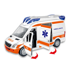 Teorema - Speelgoedvoertuigen - Ambulance - Wrijving aangedreven - 3 Jaar - Educatief