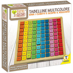 Teorema - Wooden Multiplication Table Multicolore - Educational Toys