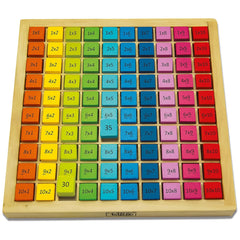 Teorema - Wooden Multiplication Table Multicolore - Educational Toys