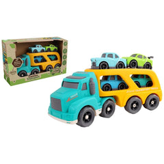 Toys Garden - Baby Challenge Sustainable Car Transporter Set - Play Vehicles
