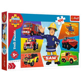 Trefl - Brandweerman Sam's Voertuigen - Puzzels - +5 - TRF16354