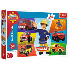 Trefl - Brandweerman Sam's Voertuigen - Puzzels - +5 - TRF16354
