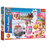 Trefl - 100-Piece Puzzle - Paw Patrol Skye in Action - Puzzles Age +5 - TRF16368