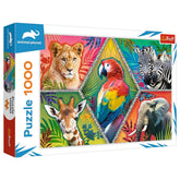 Trefl - 1000 Stukjes Puzzel - Puzzels - 14 - Exotische Dieren - TRF10671