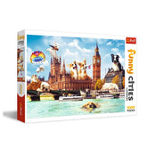 Trefl - Funny Cities: Dogs in London - Puzzels - 14+ - TRF10596