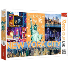 Trefl - Neon Color Line: Neon City - Puzzels - 14+ - TRF10579