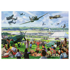 Trefl - 1000 Piece Puzzle - Premium Plus - Tea Time Air Show - Puzzles Age +14 - TRF10846