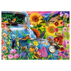 Trefl - 1000 Piece Puzzle - Premium Plus - Tea Time Country Life Songbirds - Puzzles Age +14 - TRF10848