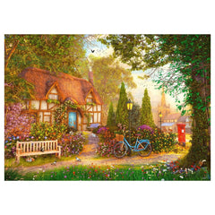 Trefl - 1000 Stukjes Puzzel - Puzzels - 14+ - Tea Time Rieten Cottage - TRF10803