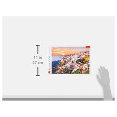 Trefl - 1000 Stukjes Puzzel - Puzzels - +14 - Zonsondergang Over Santorini - TRF10435