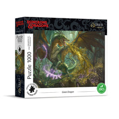 Trefl - 1000 Stukjes Puzzel UFT - Dungeons & Dragons De Groene Draak - 14+ - TRF10758