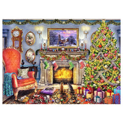 Trefl - 1000 Piece Puzzle - Woodcraft By the Fireplace - Puzzles Age +14 - TRF20171