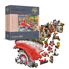 Trefl - 1000 Piece Puzzle - Woodcraft By the Fireplace - Puzzles Age +14 - TRF20171