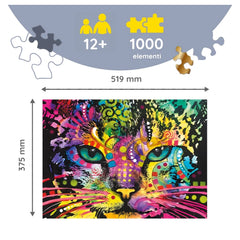 Trefl - Woodcraft Colorful Cat - Puzzels - +12 - TRF20148